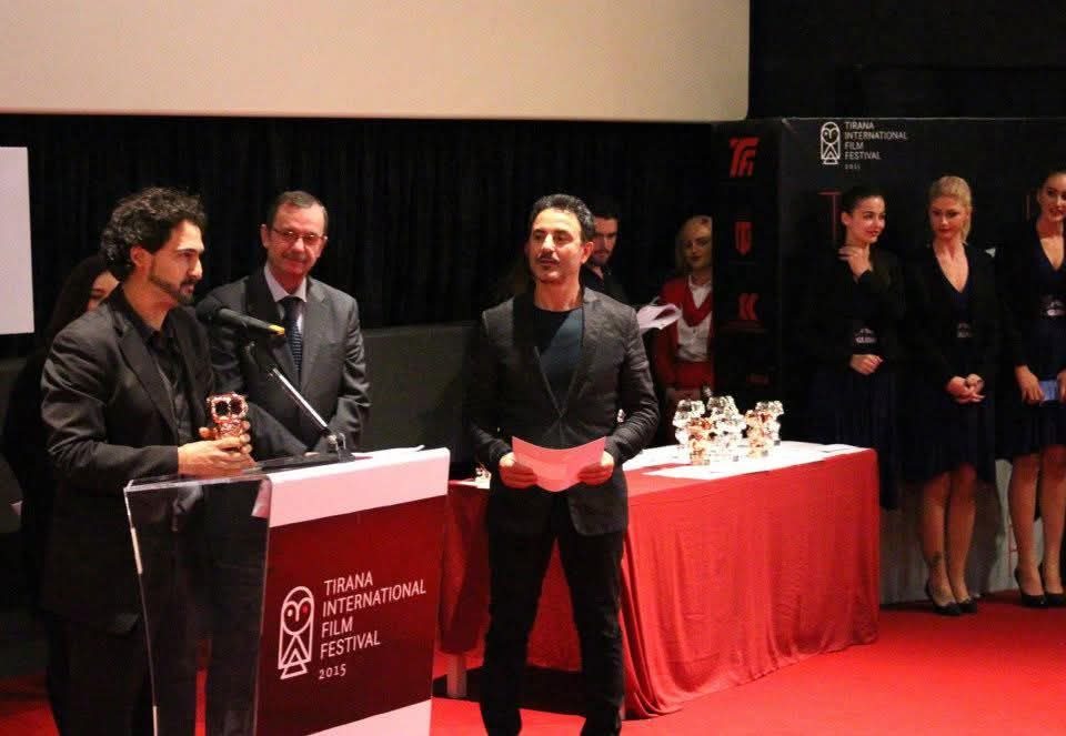Cerimonia di premiazione al Tirana International Film Festival 2015.